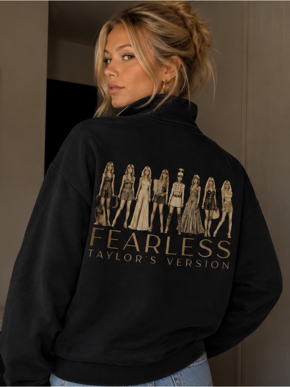 Taylor Swift Fearless Quarter Zip-Taylor's Version